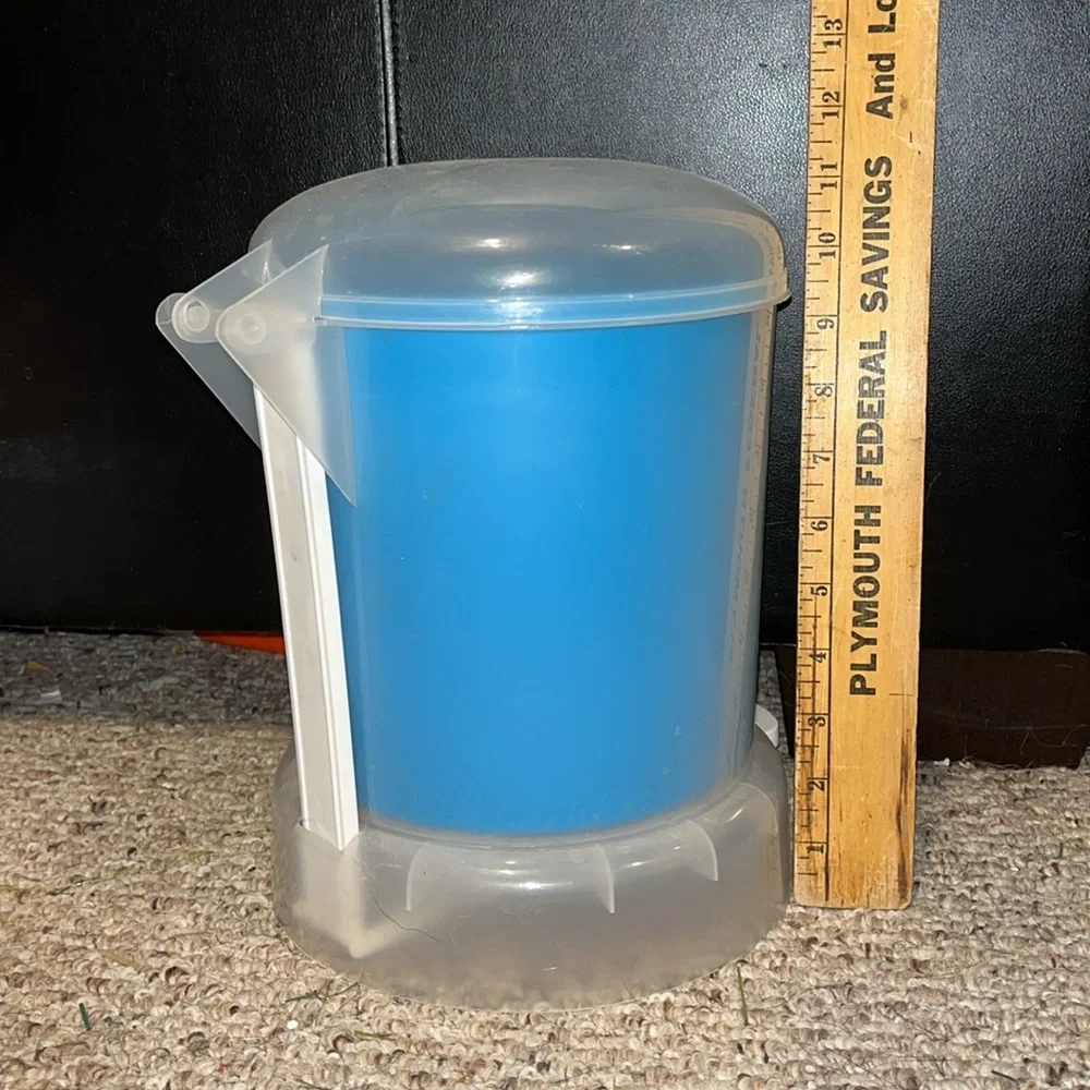 Dorm Ready! The container store trash barrel with removable inside barrel.